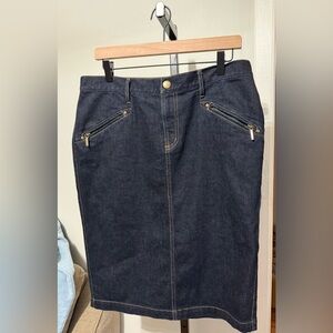Ralph Lauren Lauren Jeans Co Denim Jean Skirt Size 10